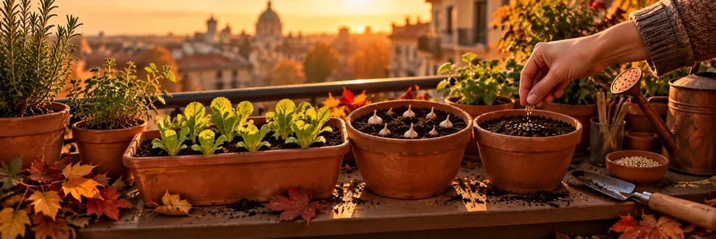 Cosa seminare a ottobre sul balcone